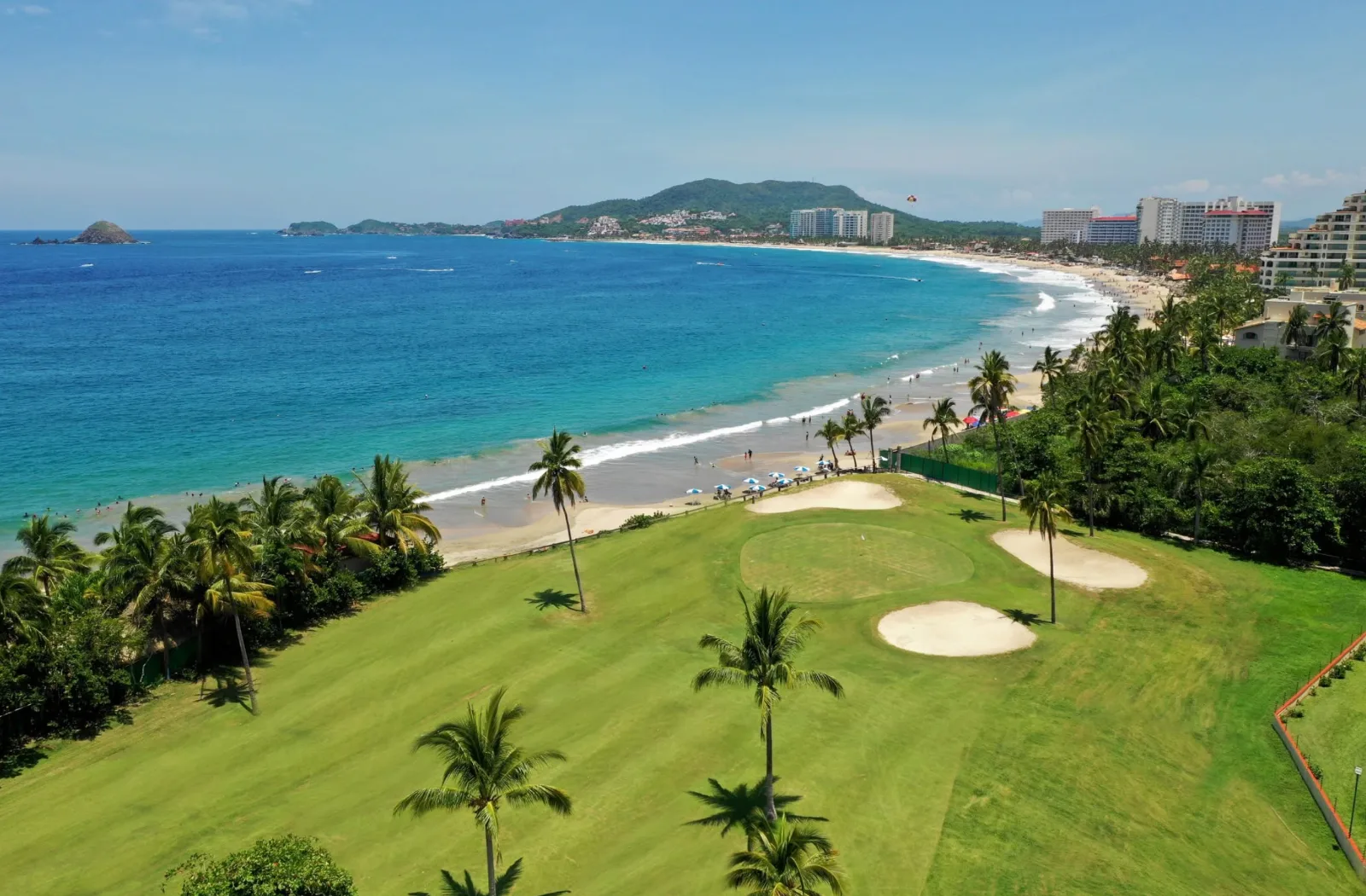Paisaje tropical de Ixtapa